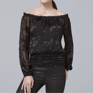 WHBM silk blouse.
